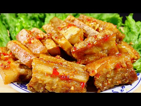 Fried Pork Belly with Fish Sauce, Crispy and Delicious Recipe!
