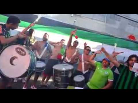 "Torcida América-MG - Ensaio - Unida Nação Americana (barra)" Barra: Barra Una &bull; Club: América Mineiro