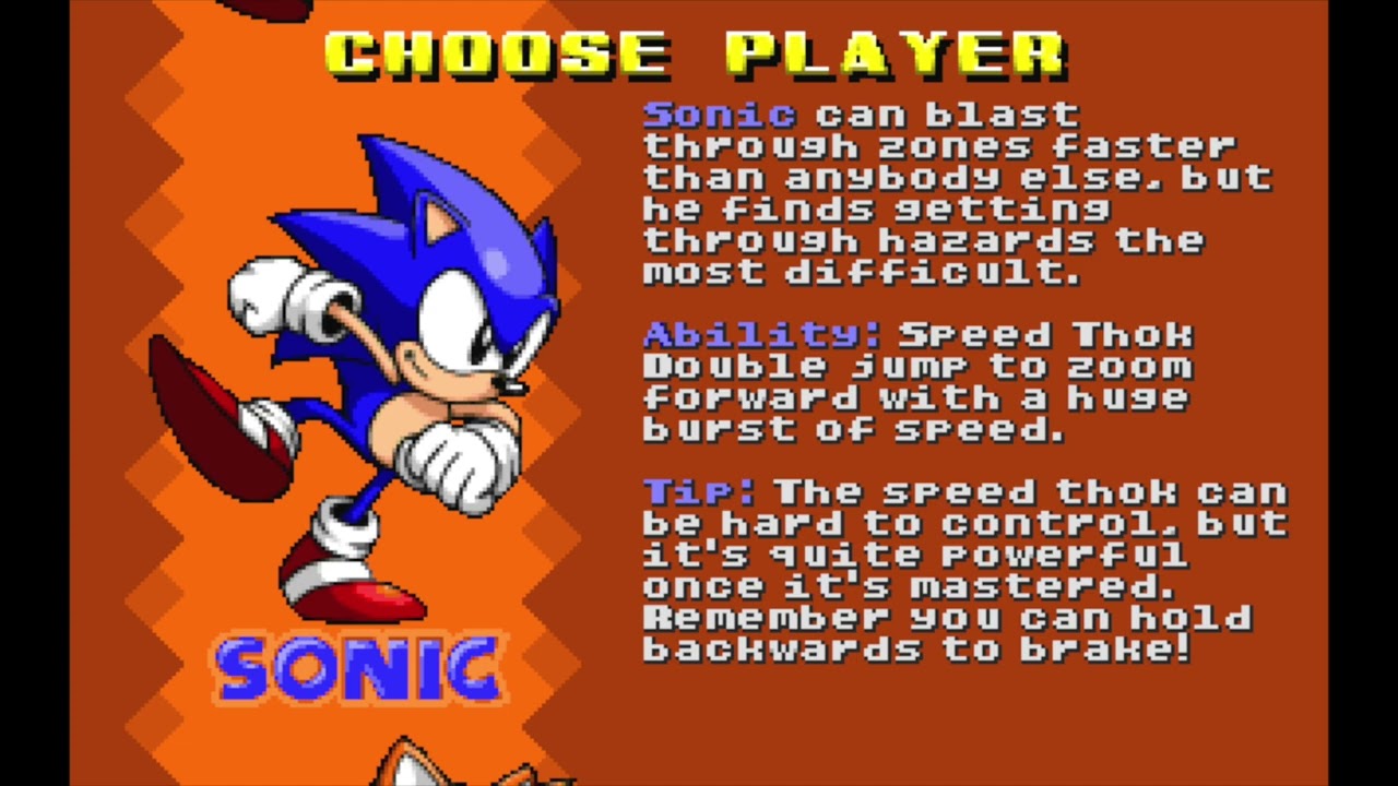 SRB2 v2.2 - Character Select (GarageBand Remix)