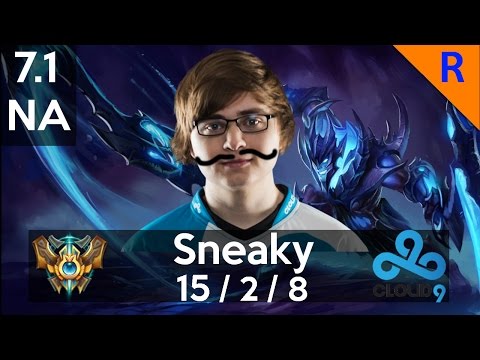 7.1 C9 Sneaky as Draven vs Lucian (gameplay)
