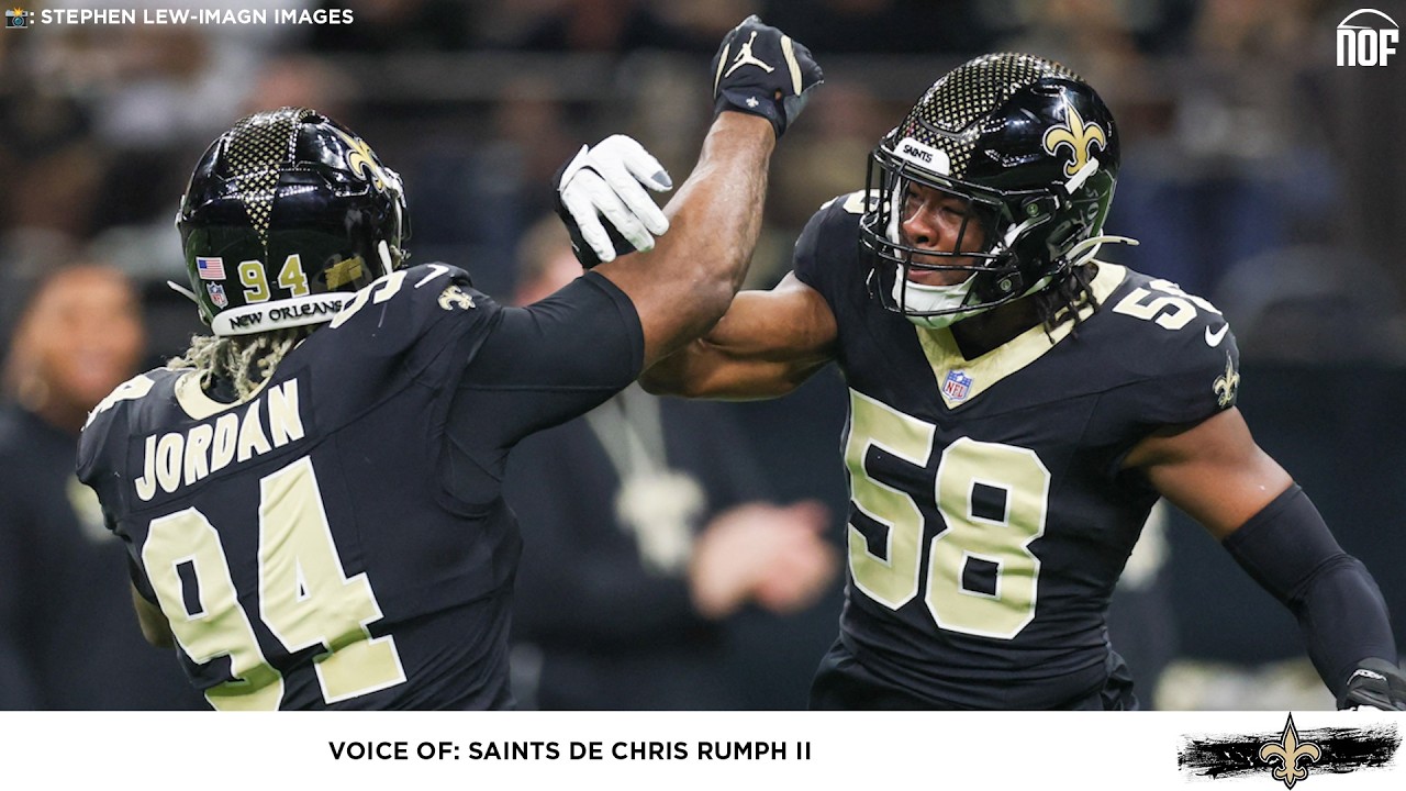 Saints DE Chris Rumph II on re-signing with New Orleans, staying healthy, learning from veterans