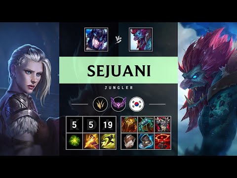 Sejuani Jungle vs Trundle - KR Master Patch 25.18