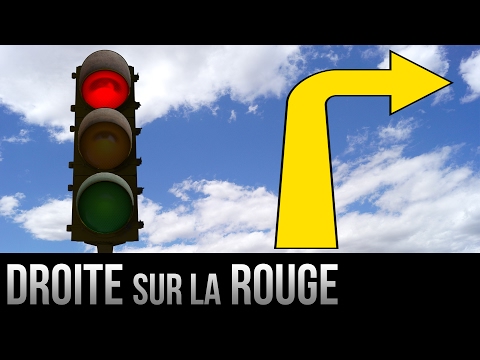 Comment tourner à droite à un feu rouge