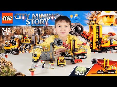 Lego City 60188 Mining Experts Site - Kid Lego Speed Build, Review & Story