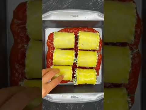 Lasagna Roll Ups #shorts