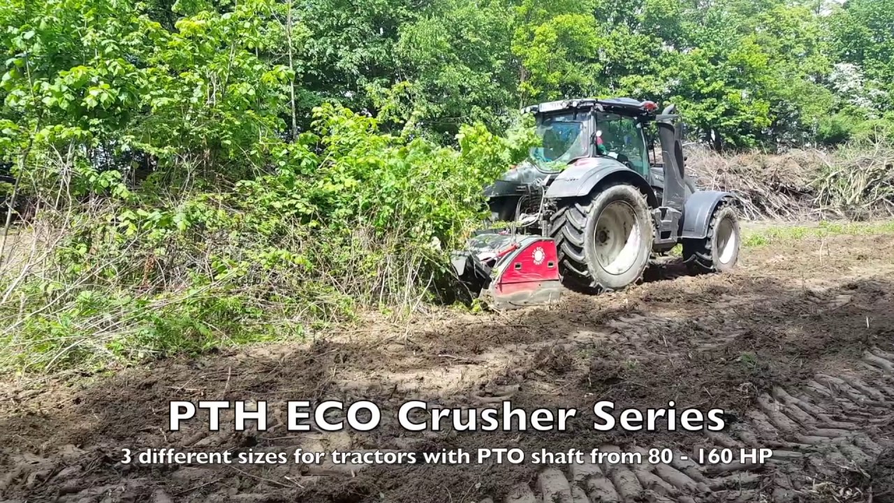 PTH ECO Crusher 200 & Valtra T210 Forest Mulching and Recultivation Action