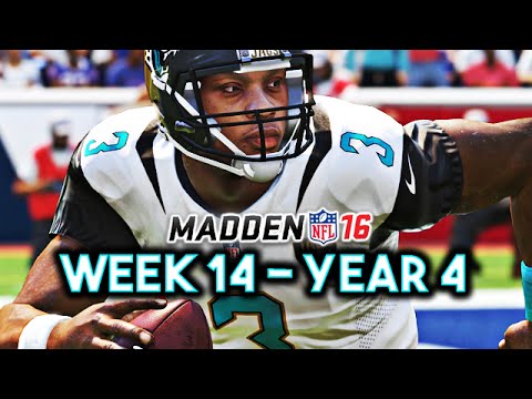 Madden 16 Jaguars Connected Franchise Year 4 - Week 14 @ Bills | Ep.79