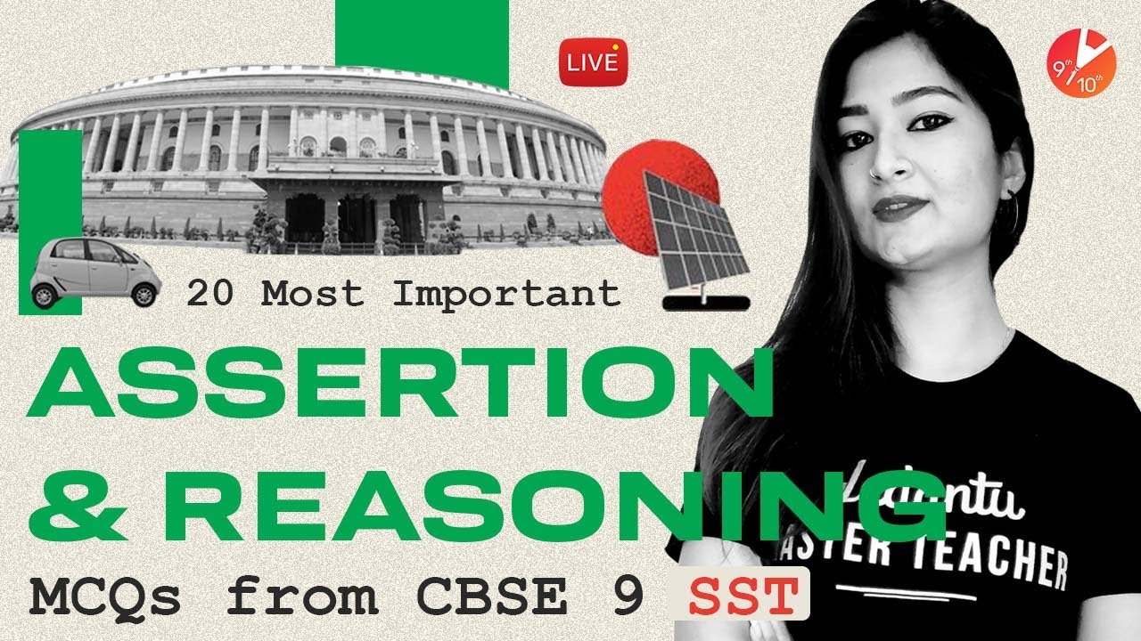 Term 1 Exam Based 20 Most Important Assertion & Reasoning MCQ's for CBSE Class 9 SST 🧐 Must Watch!!
