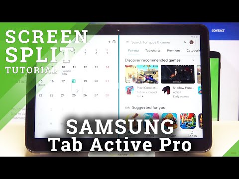 How to Activate Dual Screen on SAMSUNG Galaxy Tab Active Pro – Split Screen
