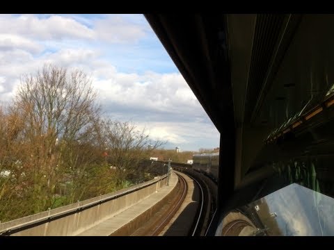 RET Metro Rit (door de ruit) met de Type B van De Akkers naar Heemraadlaan