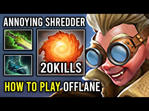 How to Play Offlane Snapfire 1st Item Guardian Greaves Annoying Shredder Cookie Dota 2