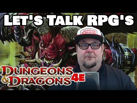 Let's Talk RPG's With The Digital Dungeon Master --- Dungeons & Dragons 4th Edition