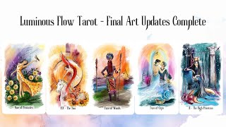 Luminous Flow Tarot Deck - Updated Art and Deck Complete