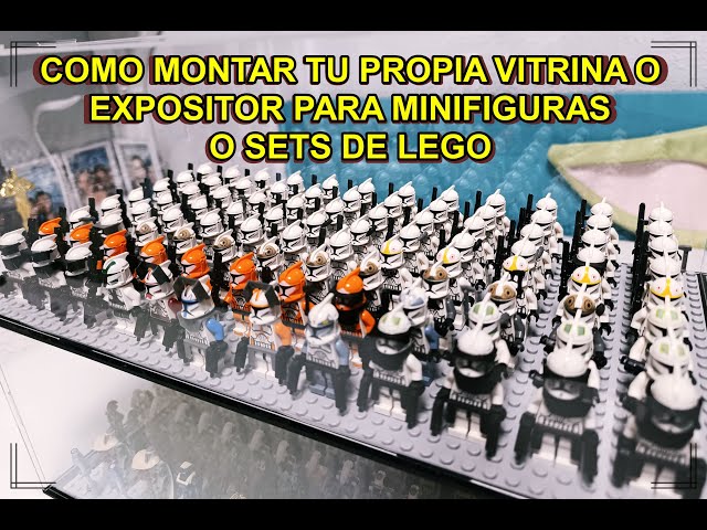 Vídeo relacionado con Joodyyoo Vitrina de pared para minifiguras, vitrina de madera para minifiguras de Lego, caja de almacenamiento de Lego, vitrina a prueba de polvo para juguetes