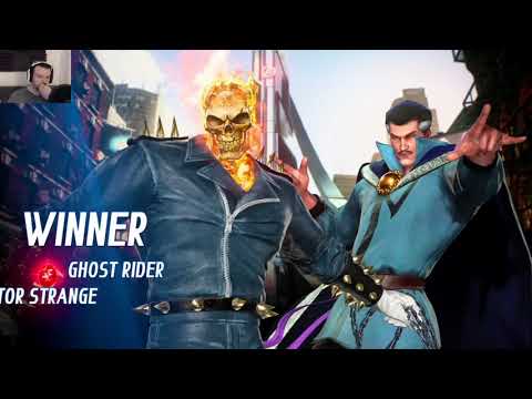 MvC Infinite: Week 2 Online Play pt12 - vs. Ghost Rider/Doctor Strange (TRICKY Crossups!)