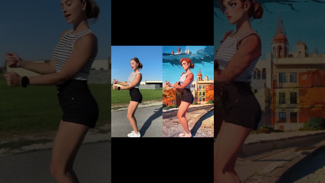 Finally @me_martiina has her own AI generated remix #wednesday #slovakgirl #ebsynth #temporalkit