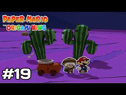 Paper Mario: The Origami King Walkthrough Part 19 - Scorching Sandpaper Minor (No Commentary)