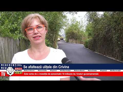SE ASFALTEAZĂ ULIȚELE DIN CRIVINA