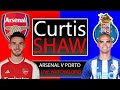 Arsenal V Porto Champions League Live Watch Along (Curtis Shaw TV)