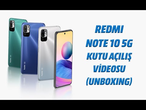 REDMI NOTE 10 5G KUTU AÇILIŞ VİDEOSU (UNBOXING)