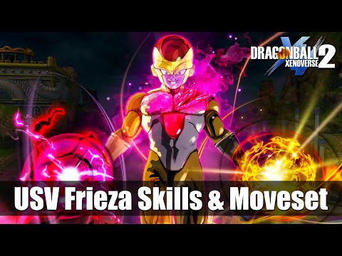 (DLC 20) Ultra Supervillain Golden Frieza Moveset & Skills! - Dragon Ball Xenoverse 2 Gameplay