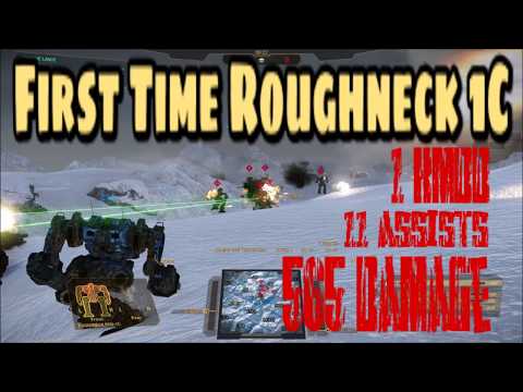 MWO Quickplay | Rougneck (RGH-1C) | first time roughneck 1c (11 assists and 565 damage)