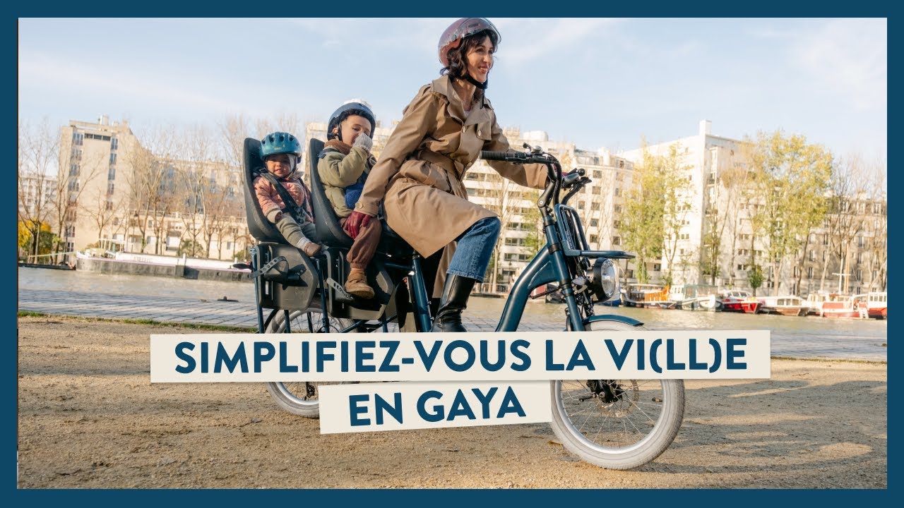 Gaya Longtail Bici Elettrica per 2 bambini (150-190cm)