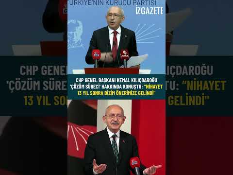 CHP Genel Başkanı Kemal Kılıçdaroğu Nihayet 13 yıl sonra önerimize gelindi#chp #kemalkılıçdaroğlu
