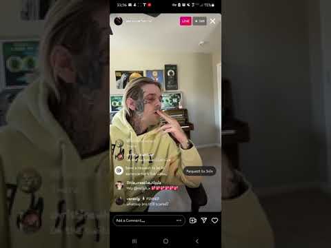 aaron carter triggered after #dX shows up in his live