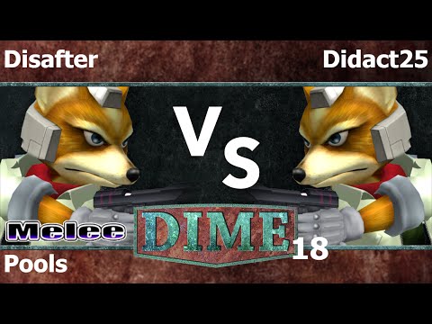 DIME 18 Melee - [MB] Disafter (Fox) vs Didact25 (Fox) - Pools