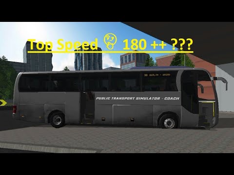 Let's Check TOP SPEED of this Bus🚌 || PUBLIC TRANSPORT SIMULATOR - COACH GAMEPLAY