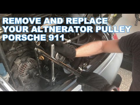 HOW TO Remove and replace your alternator pulley on a Porsche 911 996