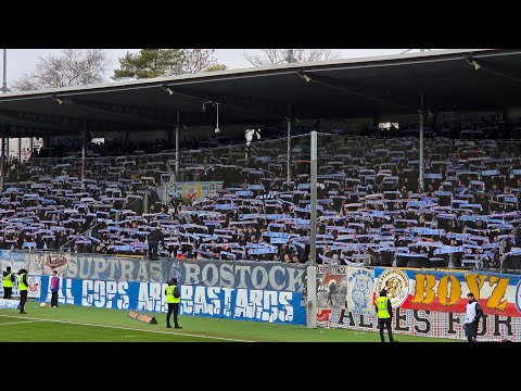 08.02.2026 TSG Hoffenheim II - FC Hansa Rostock 2:2, Pyro & Support Away Sector