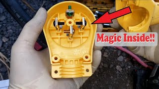 Replacing a 50amp RV Shore Cord Plug