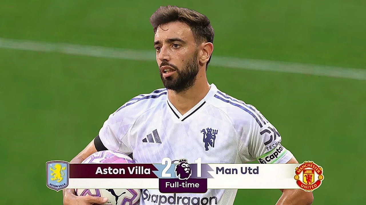 Aston Villa vs Manchester Utd Video Highlights