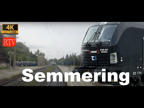Führerstandsmitfahrt / Semmering im Regen /  08.06.2023