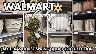 WALMART SHOP WITH ME 2026 | My Texas House SPRING Outdoor Decor Finds! #walmartwednesday