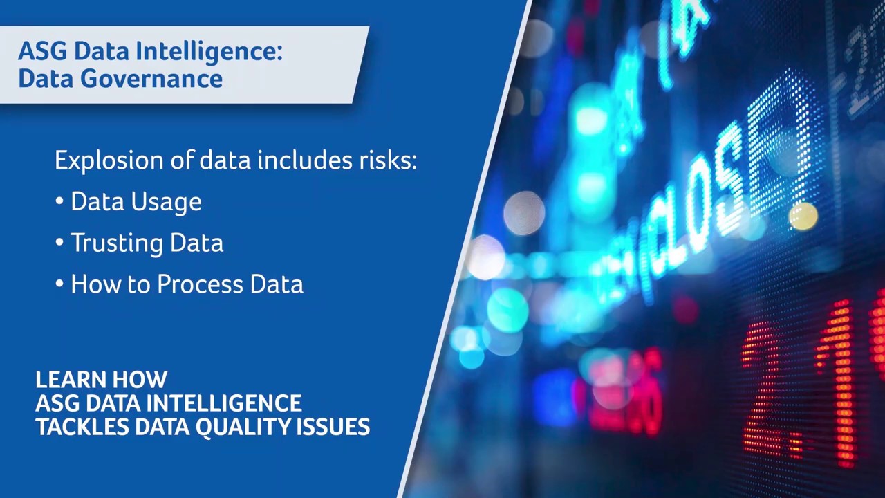 ASG Data Intelligence: Data Governance