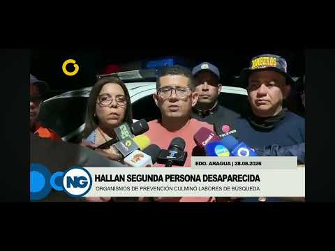 Aragua | Hallan segunda persona desaparecida luego de las lluvias de la semana pasada en La Victoria