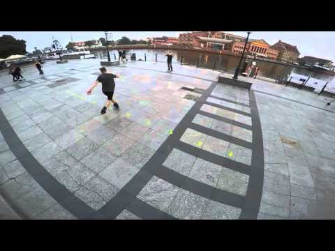 Roll4All - Tomek Wieczorek Freestyle Slalom nad Motławą w Gdańsku