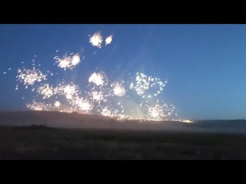The positions of the Ukrainian army were fired with incendiary shells