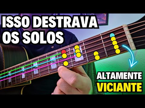 Essa ESCALA SIMPLES te faz SOLAR BONITO e parar na NOTA CERTA - Não é pentatônica - Aula de violão