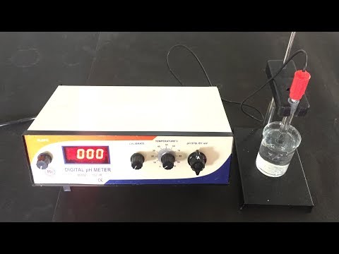 Digital pH Meter Calibration and Working (solution-Pharmacy)