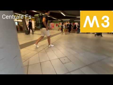 Metro 3 tour Milano repubblica e centrale fs in direzione comasina