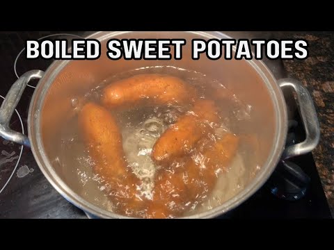 Boiled Sweet Potatoes Recipe - How To Cook Sweet Potatoes On The Stove! 🍠✨