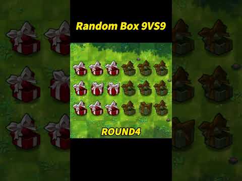 PVZ 1 Fusion Challenge! 9 Plant Boxes vs 9 Zombie Boxes#pvz #plantsvszombies #pvzchallenge