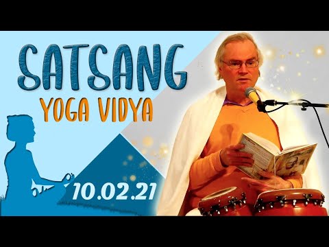 Satsang + Meditation, Mantra und Kirtan mit Sukadev - Yoga Vidya Ashram Live 07:00 - 10.02.2021