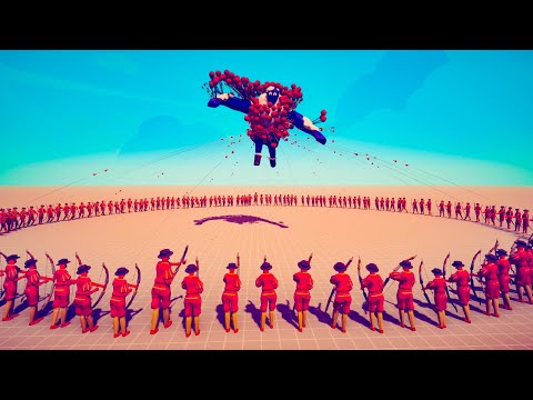 100x BALLON ARCHER VS Every Unit | TABS - Totally Accurate Battle Simulator