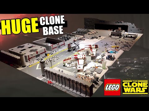 My MASSIVE LEGO Star Wars Clone Wars Fort Anaxes Moc I Never Finished!
