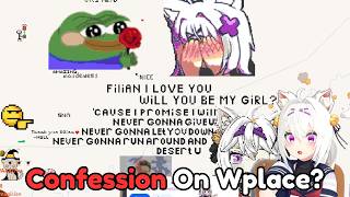 Filian Checks Up On The Development Of Her Wplace Plot